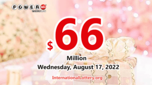 谁将赢得2022年8月17日的6600万美元强力球奖金？